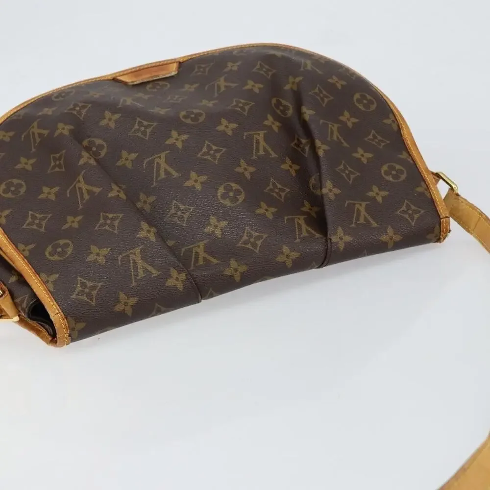 Louis Vuitton Monogram Menilmontant MM Shoulder Bag Brown
